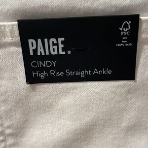 Paige Cindy cropped straight jeans